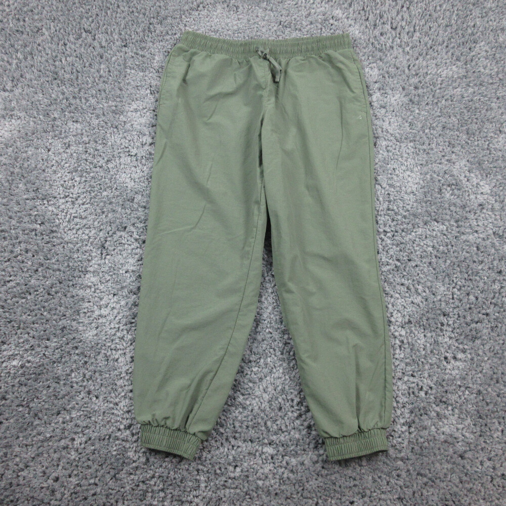 DSG Pants Mens Large Green Nylon Tapered Drawstring Jogger 34x27*